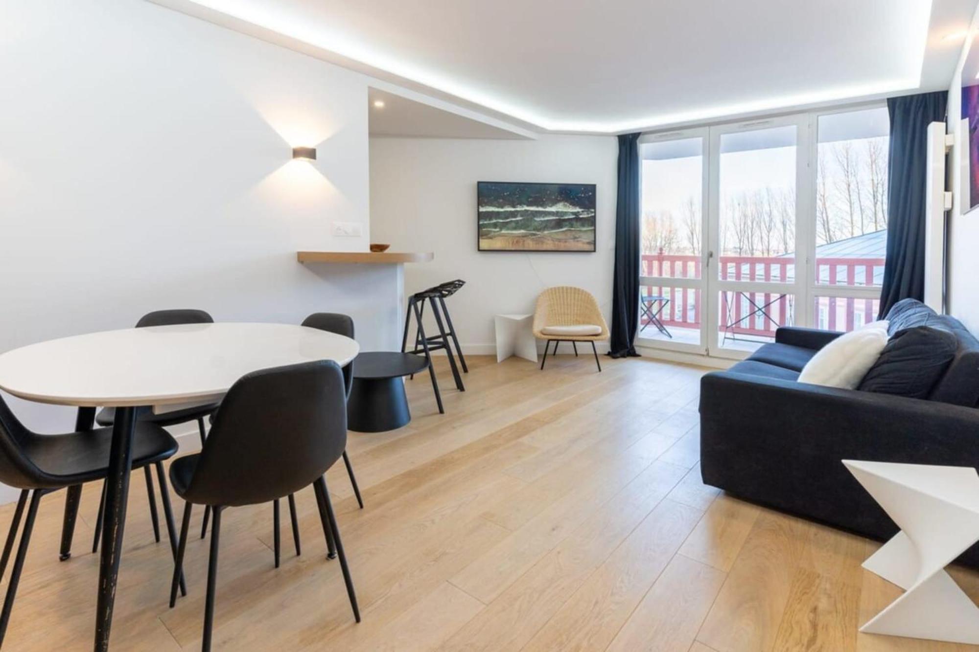 Beautiful Flat With Swimming Pool Tennis Court And Parking 148 Le Touquet Exteriér fotografie